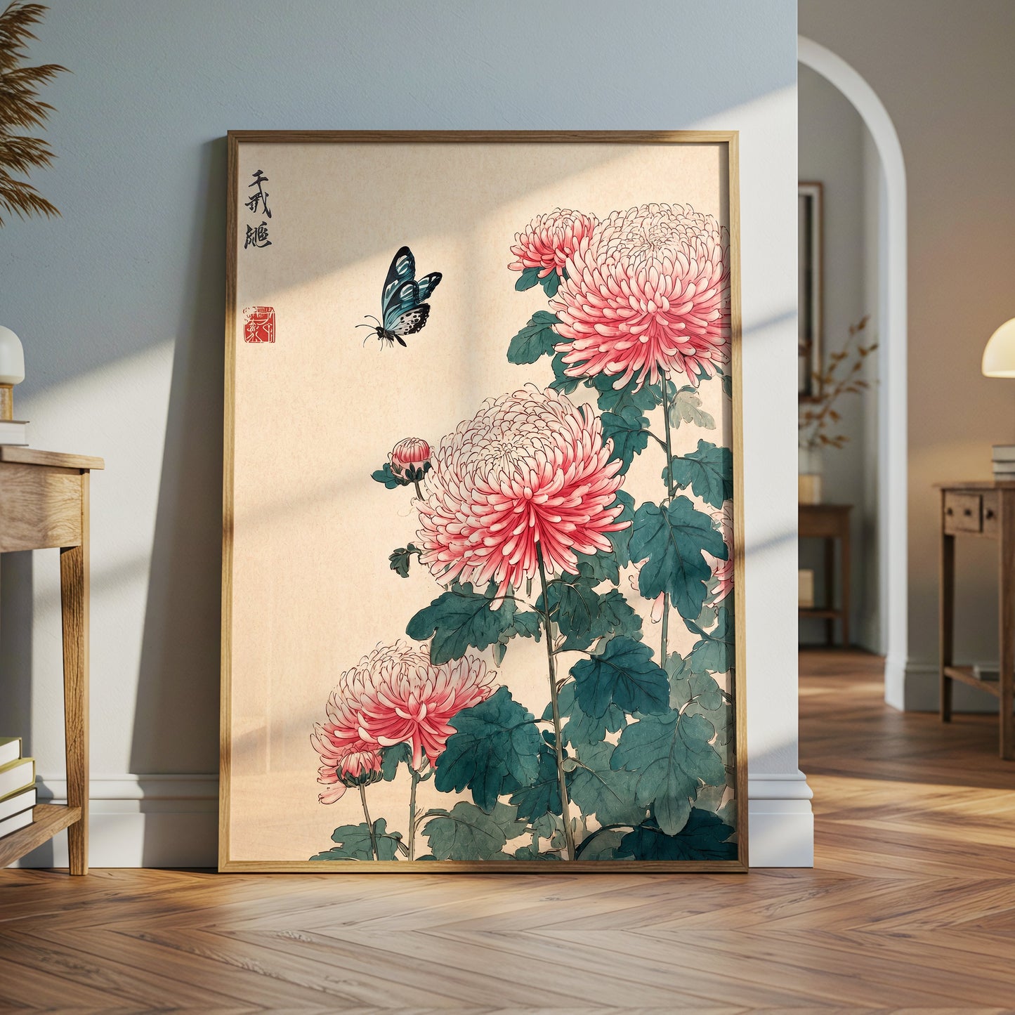 Chrysanthemum And Butterfly