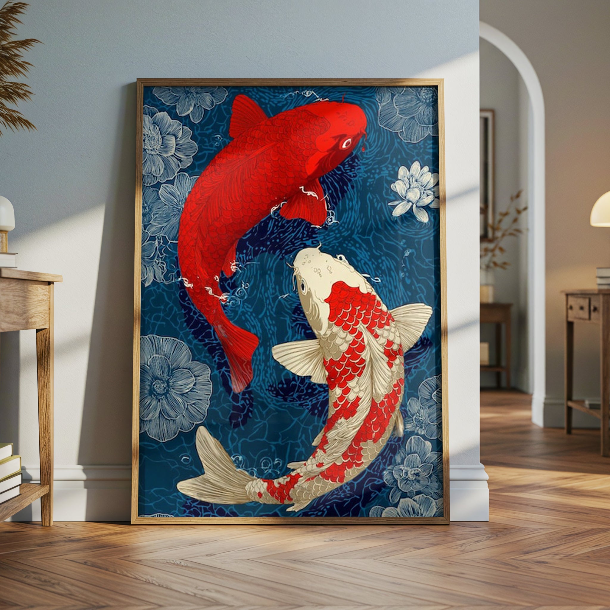 Red Koi Fish